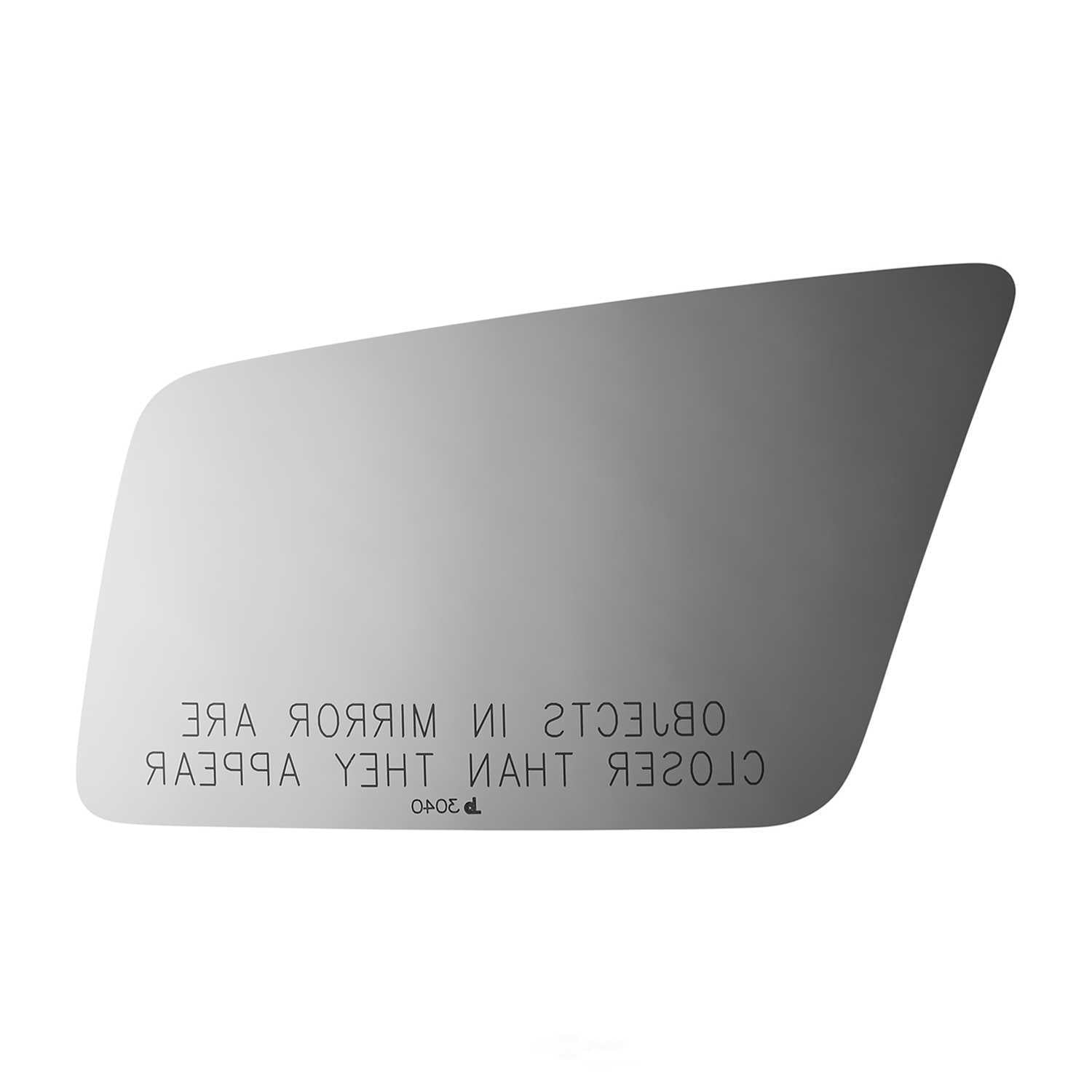 Burco Side View Mirror Replacement Glass - Clear Glass - 3040