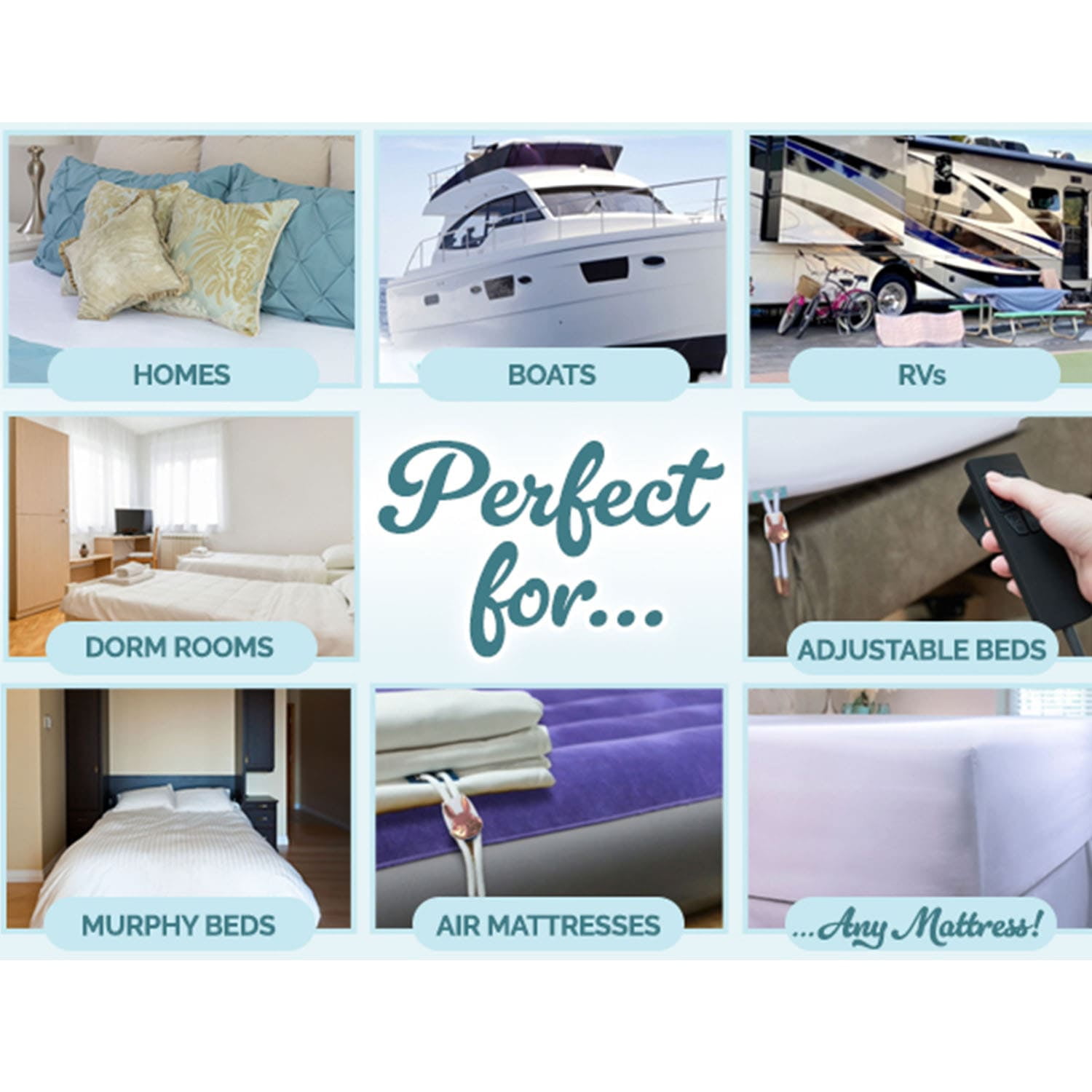 Bed Bunny Fitted Bed Sheet With Built-In Compression Cord Locks On Mattresses & Won’t Slip