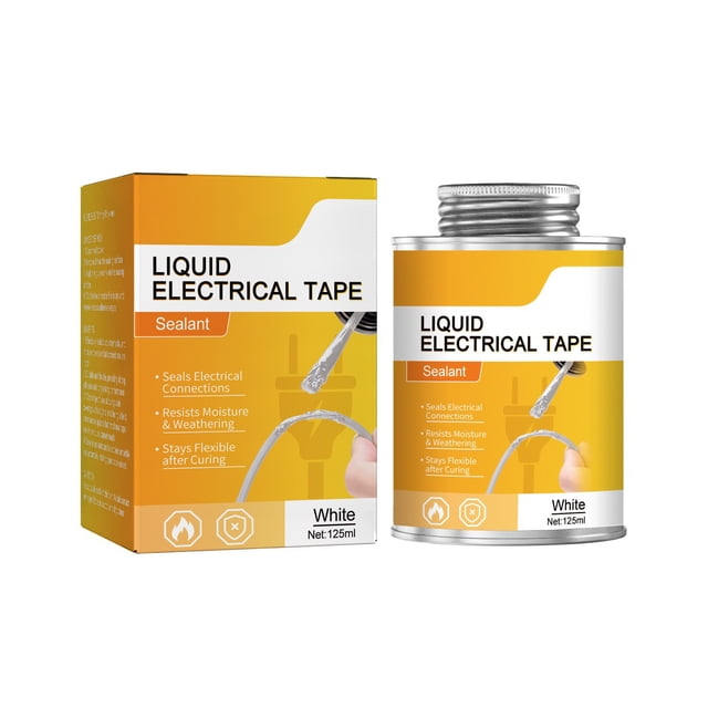 Cinta eléctrica líquida Pasta para cables Pasta de pegamento aislante impermeable Aislamiento eléctrico de secado rápido Pegamento de alta temperatura 125 ml
