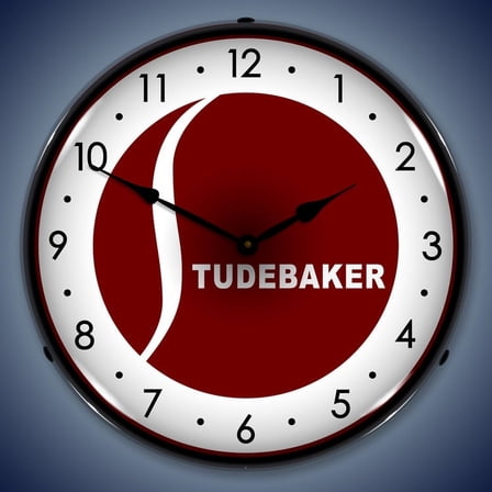 Studebaker Wall Clock, Lighted