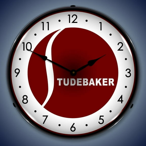 Studebaker Wall Clock, Lighted