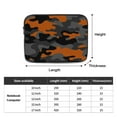 thumbnail image 3 of Camouflage Textured Grid 17 inch Portable Laptop Sleeve Compatible with MacBook Air Notebook Computer Case for Men Women College School Students, 3 of 7