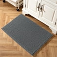 thumbnail image 5 of Subrtex Chenille Bathroom Rugs, Extra Soft and Non Slip Bath Mats, Thick Rubber Backing Washable Shower Rugs & Home Decor Accessories (Gray, 16"*24"), 5 of 8