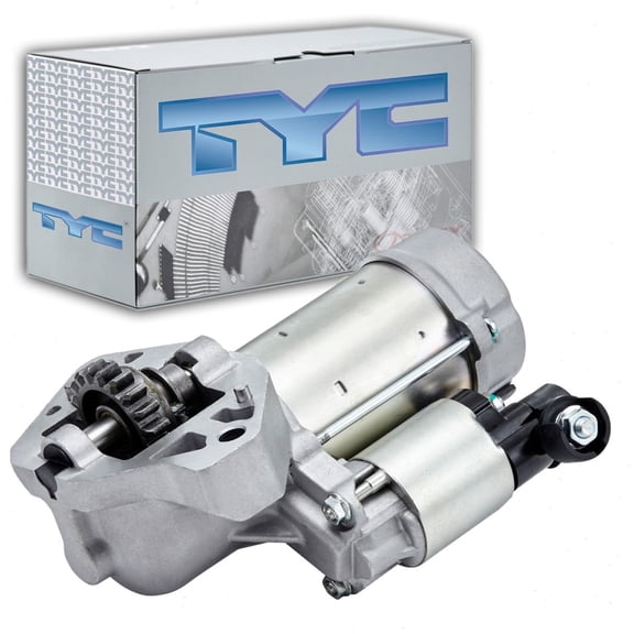 TYC Starter Motor compatible with Honda Accord 2.4L 3.5L L4 V6 2008-2012