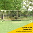 thumbnail image 3 of Meileang Soccer Goal Net with Scoring Zones Portable Folding Outdoor Football Goal Target Training Aid Soccer Net for Backyard Football Training, 3 of 7