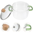 thumbnail image 1 of HINTRMENT glass cookware Glass Stockpot Round Slow Heat Dissipation 1Set, 1 of 6