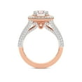 thumbnail image 2 of IGI Certified 4 Carat Marquise Shape Lab Grown Diamond Engagement Ring | 14K Rose Gold | Opulenté Antique Halo Diamond Ring | FG-VS Quality Friendly Diamonds, 2 of 6