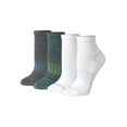 thumbnail image 3 of Ankle Socks Pack, 4 Pairs, Absolute Comfort Cushioned Socks for Women, Cloudlike Cushioning, 3 of 6