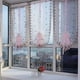 thumbnail image 2 of Cortinas opacas para ventanas, puertas, balcones, cortinas transparentes para duchas y ventanas, bordadas con flores, 2 of 5