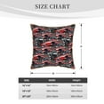 thumbnail image 2 of KLL Red And Blue Cars Decorative Throw Pillow Covers Velvet Soft for Couch Sofa Bedroom Living Room Outdoor (No pillow core)- 16"x16", 2 of 5