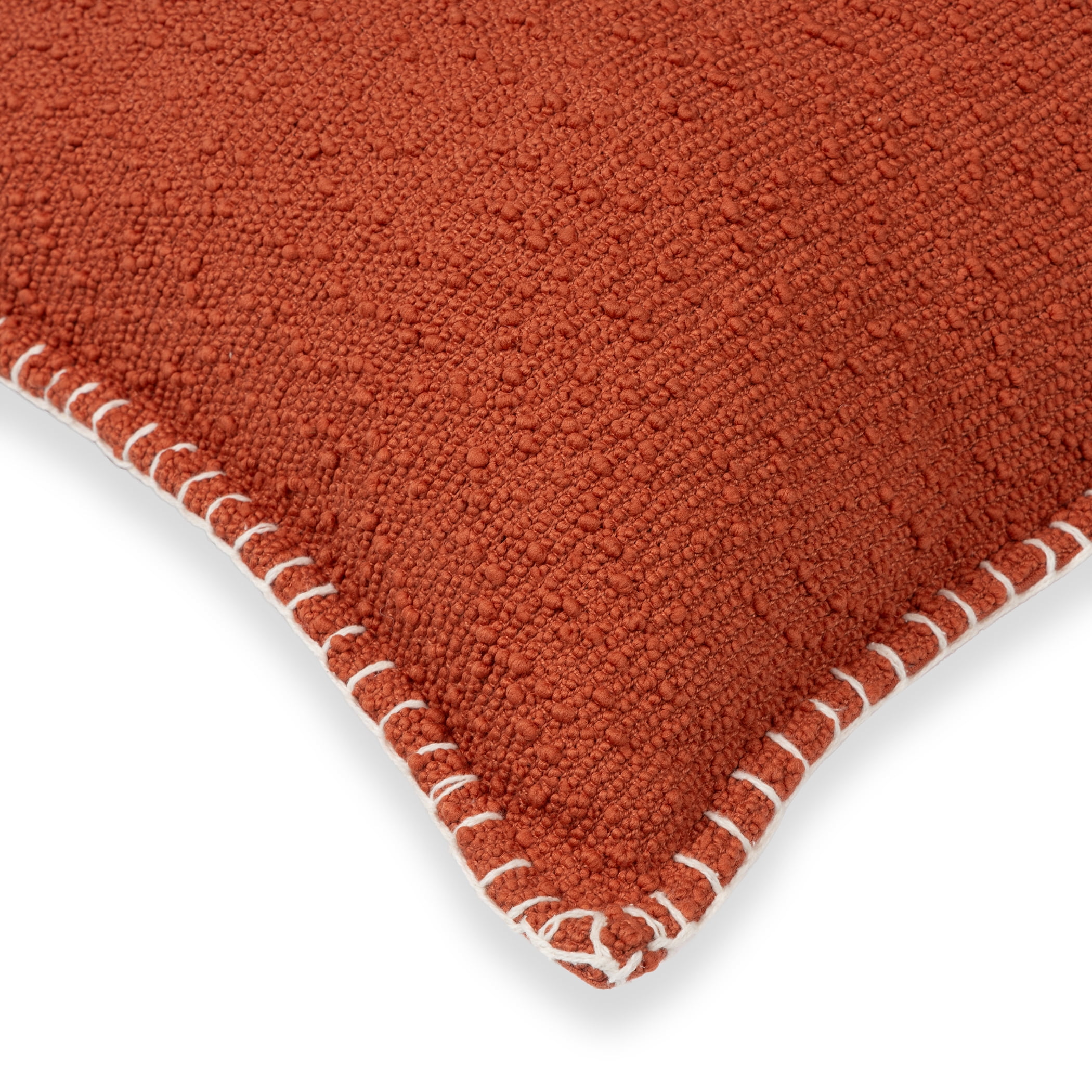 (2 pack) Mainstays Red Canyon Pillow with Whipstitch Edges 18x18
