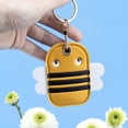 thumbnail image 3 of Personality Cartoon PU Leather Access Card Bag Keychain Keyfob Key Ring Access Control Card Cover Case 06, 3 of 8