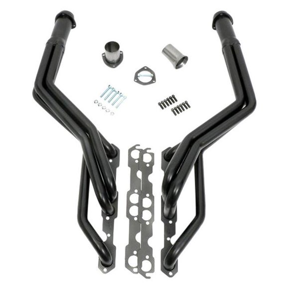 Hedman 69030 Race Mild Steel Raw Long Tube Racing Exhaust Headers for S-10 SBC