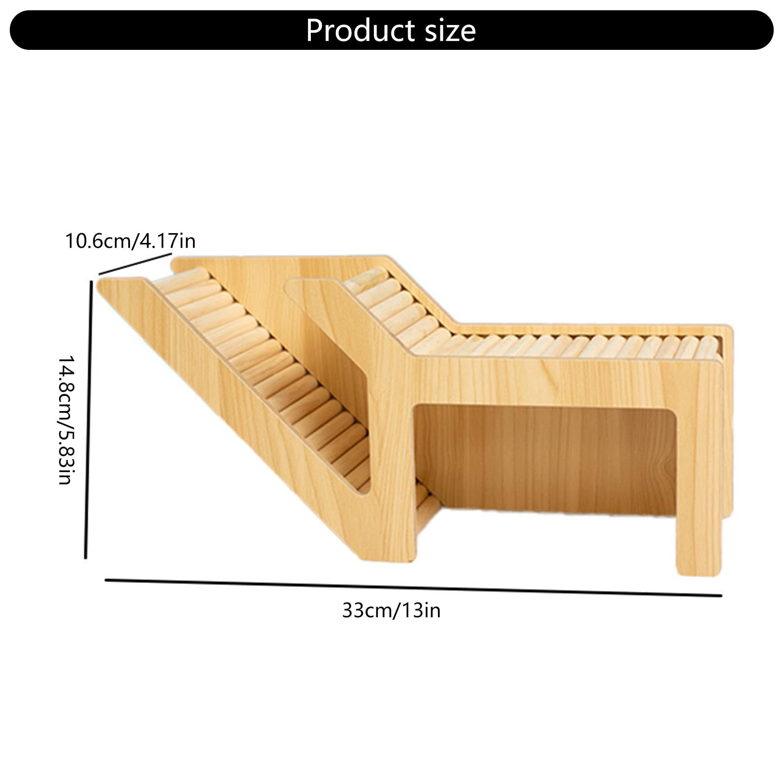 Hamster Climbing Ladder Tunnel Hideouts Place Platform For Gerbil And Dwarf Hamster Comfortable Exercise Accessory