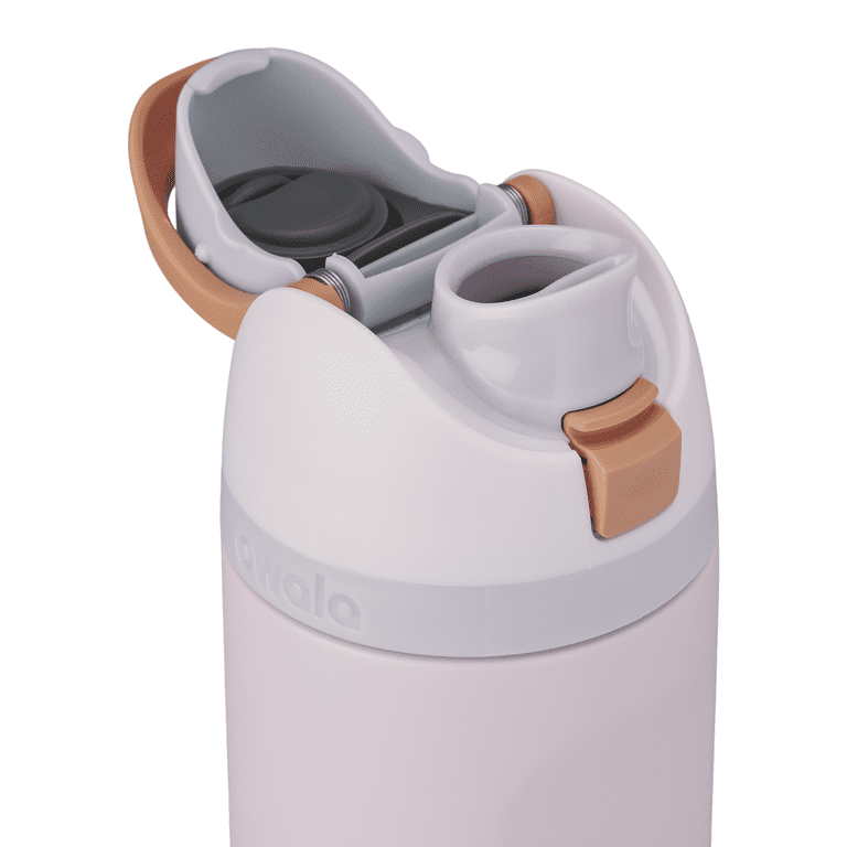 Owala FreeSip Stainless Steel Water Bottle, 24oz, Sugar Spice Pink