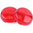 thumbnail image 1 of 4 lentes de señal de giro para motocicleta (rojo, 2.0 in), kit de cubierta de lente de luz de señal de giro con botón, cubierta de luz para motocicleta, 1 of 5