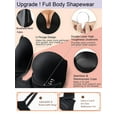 thumbnail image 5 of Sveltors Shapewear Bodysuit for Women Tummy Control Plunge Backless Shapewear Mid Thigh Mesh Shaping Body Shaper, 5 of 9