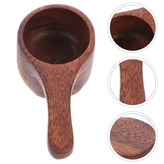 LEXSOMEO Wood Coffee Scoop Multipurpose Wooden Spoon Reusable Coffee Bean Loose Tea Leaf Wood Spoon