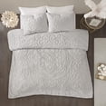 thumbnail image 3 of Home Essence Cecily 3 Piece Cotton Chenille Medallion Comforter Set, 3 of 5