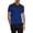 Blue, variant on Klisyaur Mens Color Block Shirts Collared Casual Fashion Comfortable Breathable Summer Business Tops with Button