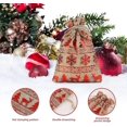 thumbnail image 4 of Calendario De Adviento Para Rellenar, Calendario Navideño De 10 X 14 Cm Bolsa De Tela Para Llenar, 24 Bolsas De Regalo Cadena Para Llenar Y Colgar, Bolsa De Yute, Ba De Yute, 4 of 4