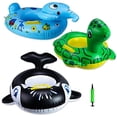 thumbnail image 2 of Paquete de 3 flotadores inflables para alberca de 24" para niños, anillos de tubo de flota Rtudan Rtudan, 2 of 2