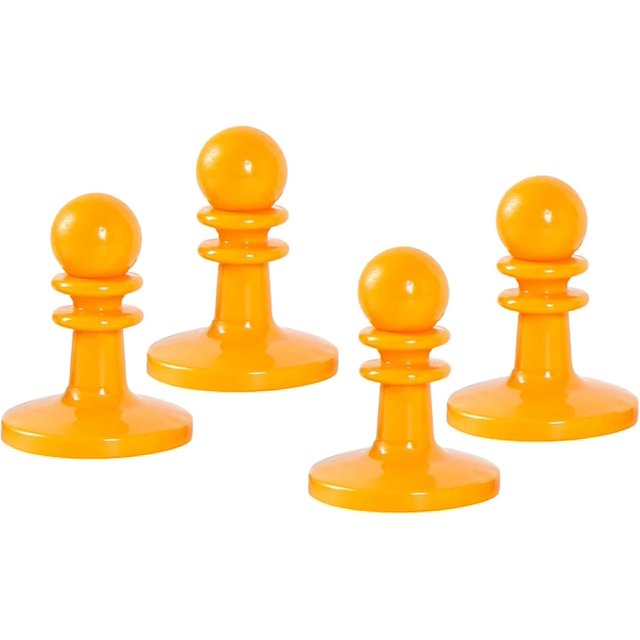 4 Pcs Poteaux de Camping Isolés pour Tente, Protecteur contre la Foudre pour Camping Randonnée Randonneur (Orange)