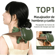thumbnail image 4 of Masajeador térmico, masajeador Shiatsu portátil inalámbrico, cuello y espalda, masaje eléctrico de amasado 4D, diseño simulado de manos humanas para aliviar el dolor y relajación, 4 of 7