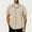 39#Khaki, variant on JXMVOJ Men's Casual Summer T-Shirt, Polyester Fiber, Short Sleeve, Stylish Buttoned Collar, Comfortable for Daily Wear, Casual, Outdoor, Vacation, Party & Work