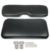 munirater Front Seat Cushion W/ Hardware For EZGO Medalist TXT 1994-2013 Black