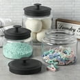 thumbnail image 4 of Anchor Hocking Glass Jars with Black Metal Lids, 3 Piece Set, 4 of 4