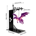 thumbnail image 3 of Halloween Magical Floating Dragon Bookshelf Lamp, Warm LED Dragon Night Light, Fantasy Reading Nook Decor, Unique Gift for Fantasy Lovers and Book Readers, 3 of 6