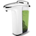 thumbnail image 1 of Automático Dispensador de Jabón Bomba de Sensor Compacta Control de Volumen de Dispensación de Jabón Ajustable Funcionamiento con Batería 17Oz / 500Ml para Cocina, Baño, 1 of 1