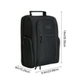thumbnail image 3 of Golf Shoe Bag Breathable Dust-Proof Lightweight Carry Bag with Multi-Pocket Storage for Men & Women, Outdoor Sports Shoe Organizer for Golf Courses, Travel, and Driving Range (Black), 3 of 6