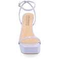 thumbnail image 6 of Journee Womens Telilah High Heel Open Toe Sandals, 6 of 9