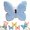 Z, variant on Elegant Butterfly-Shaped Throw Pillow,June Garden Decorative Plush Soft Cushion Butterfly Throw Pillow,Sofa, Living Room, Bedroom, Car Decoration