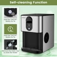 thumbnail image 5 of Costway 56 lbs/24 H Pepple Chewable Countertop Ice Maker with Self-Cleaning System, 5 of 9