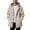 Beige, variant on Men's Long Hooded Cardigan Sweater Outerwear Layerable Pullover Jacket With Two Piece Design Black 2XL