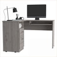 thumbnail image 3 of Desks L-Shaped Bradford with Keyboard Shelf | Light Gray | Particle Board, 3 of 7