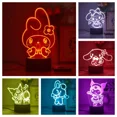 thumbnail image 1 of Sanrio luz de noche LED 3D, figura de Anime Kawali Kuromi, figura de perro Yugui, juguetes, lámpara de mesa, decoración del hogar, regalos de cumpleaños, 1 of 2