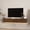 Wood MDF, variant on LHKJ Floating TV Stand, LED Lights, Power Outlet, Wood