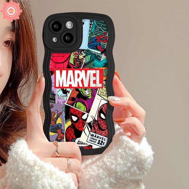 Funda De Graffiti De Moda V.ANS Anime MARVEL Para Redmi 12C 9C A1 10A 9A 9T 9 10C 10 A1 + Note 8 11 9s 9 11s 10s 10 11 Pro POCO M3 X3 NFC Mi 11T Wavy Edge Suave Cubierta De Tpu