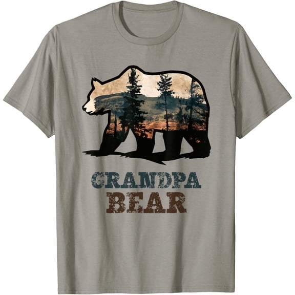 Grandpa Bear Vintage Retro T-Shirt