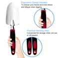 thumbnail image 4 of Garden Tool Set, 3 pcs Stainless Steel Hand Tool Gardening Gift Kit Include Hand Trowel Transplant Trowel and Cultivator Hand Rake, 4 of 4
