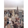 thumbnail image 4 of Par Soderman Petite Black Modern Wood Framed Wall Art Titled - Foggy Day In Manhattan, 4 of 6