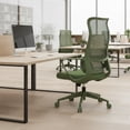 thumbnail image 2 of Silla de oficina colorida ergonómica 300lb (aproximadamente 149.7kg) Silla de computadora de soporte lumbar ajustable, 2 of 5