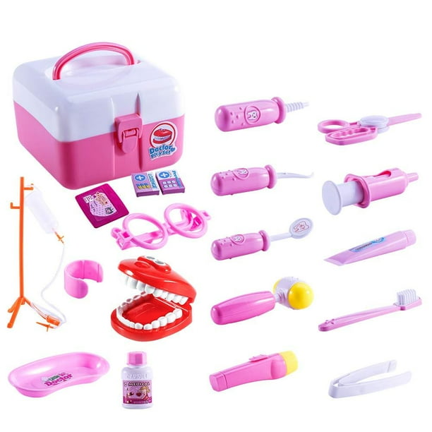 FunsLane Doctor Kit for Kids Dentist Toy, 20 Pcs Dentist Tools Medical