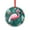 Pattern-3, variant on Pink Flamingo Christmas Crystal Glass Christmas Ornament for Home Office Xmas Tree Decor Winter Flamingo Round Shaped Glass Ornament