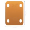 thumbnail image 2 of ETHZZLE 3pcs Bass Neck Plate Neck Shims Plastic Khaki For Musicians, 2 of 8
