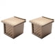 thumbnail image 1 of 4 Moldes para Pan Cuadrados con Tapa, Molde para Tostadas, Molde para Pan Pullman con Tapa, Mini Caja para Tostadas en Forma de Cubo de Agua Antiadherente, 1 of 8
